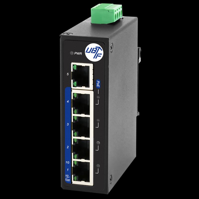 129650052 Industrial Gigabit Ethernet PoE+ Switch - klein aber oho!
