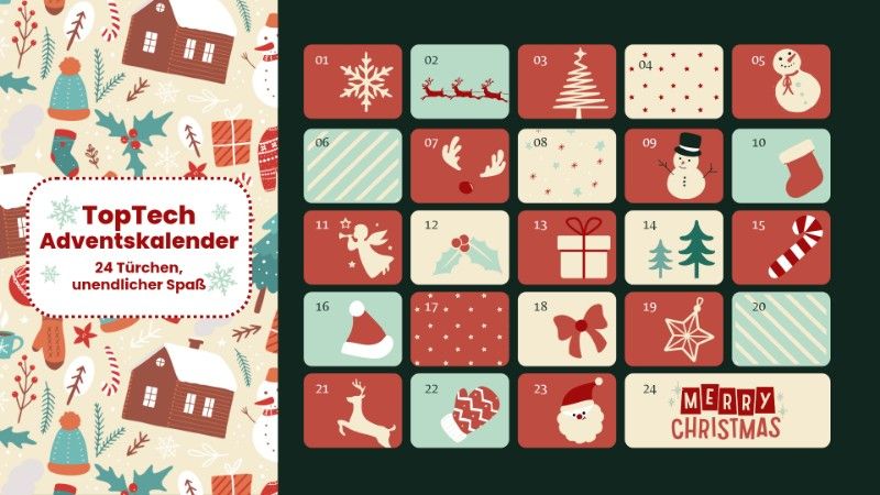 24 Türchen, unendlicher Spaß: Euer Adventskalender voller Technik & Gaming-Highlights!