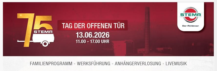 75 Jahre für Alltag, Arbeit und Freizeit: Ein Jubiläum rund um den Anhänger