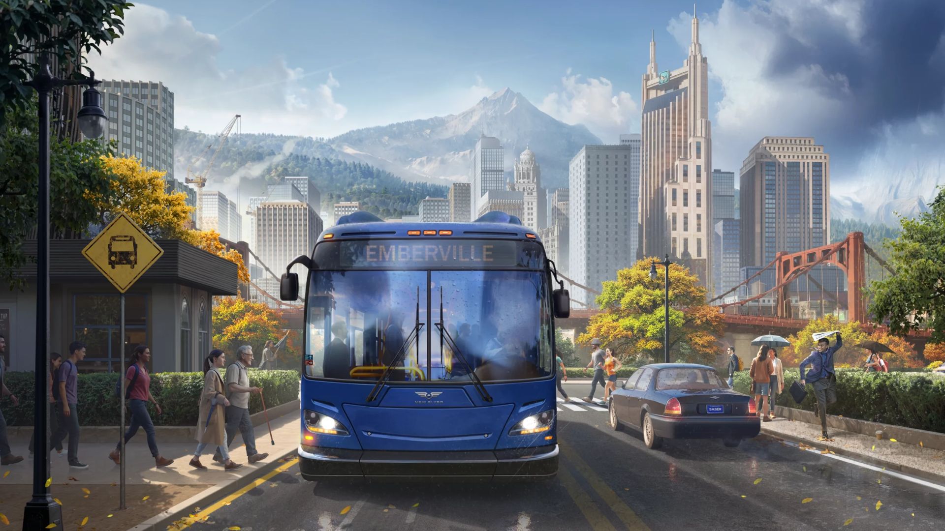 Bus Bound gibt Release Datum bekannt und zeigt eine lebendige Metropole für Solo- und Koop-Fahrer