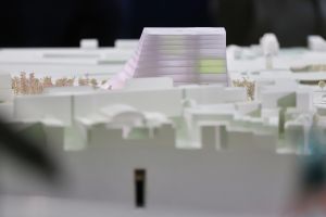 Abbildung des Siegerentwurfs Zukunftszentrum Deutsche Einheit am 30.04.2025