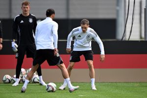 Abschlusstraining Fußball Nationalmannschaft Männer