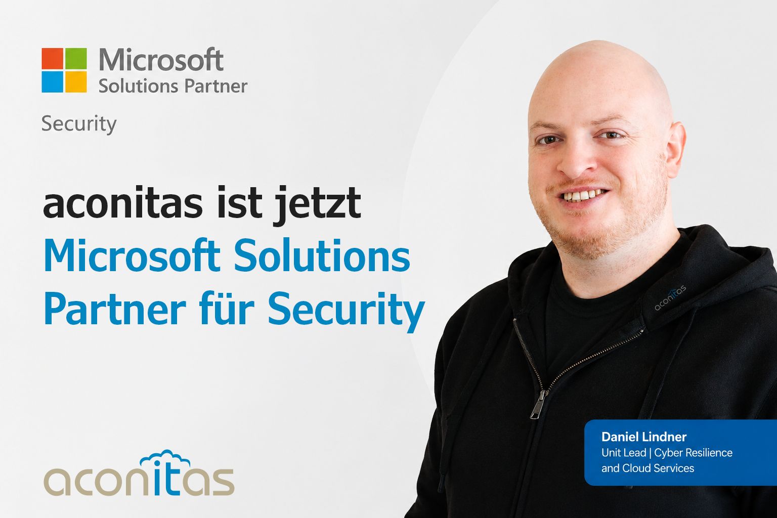 aconitas erhält Microsoft Solutions Partner Status für Security