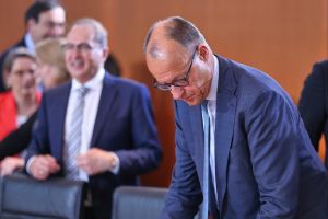 Alexander Dobrindt und Friedrich Merz am 03.06.2026