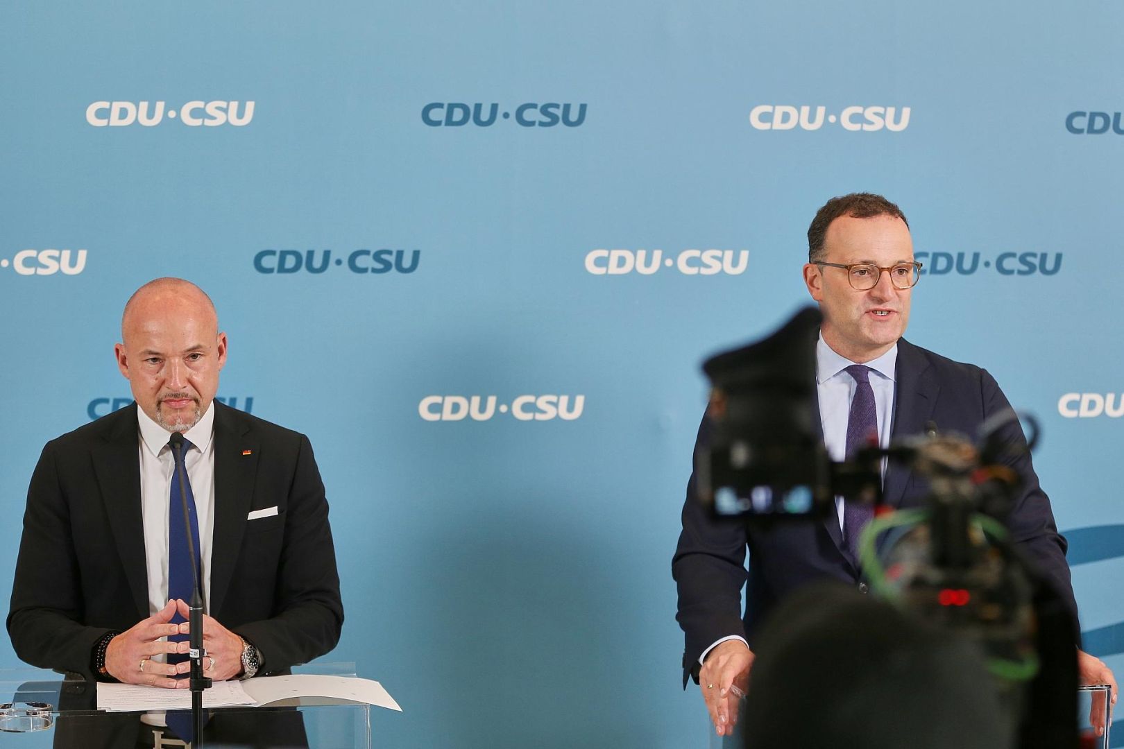 Alexander Hoffmann und Jens Spahn am 15.09.2025