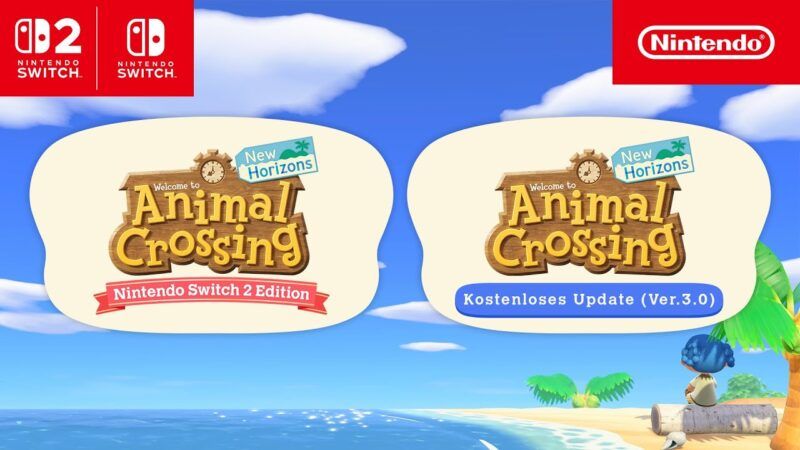 Animal Crossing: New Horizons erfährt Update für Switch 2