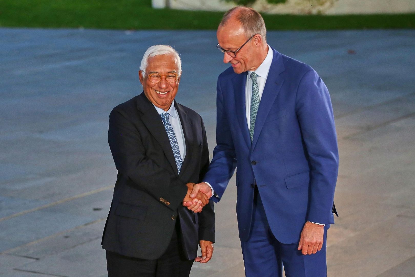 António Costa und Friedrich Merz am 10.09.2025