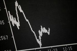 Anzeigetafel in der Frankfurter Börse