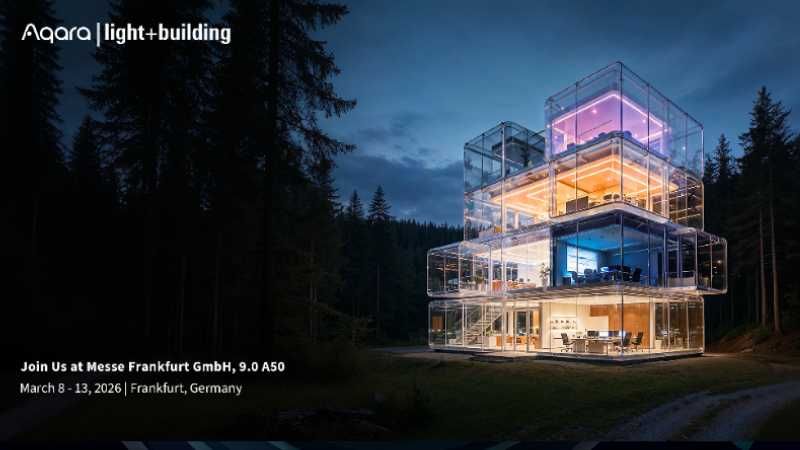 Aqara – Entdecken sie die neuesten Innovationen für vernetzte Gebäude auf der Light + Building 2026