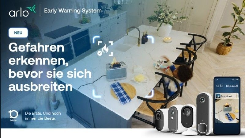 Arlo Europe – KI-gestütztes Warnsysteme für ihre Sicherheit