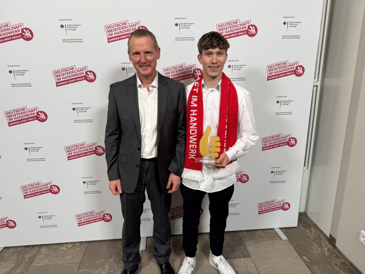 Auf dem Siegertreppchen: Diese Handwerkerinnen und Handwerker aus der Region haben es bei Europas größtem Berufswettbewerb nach ganz oben geschafft