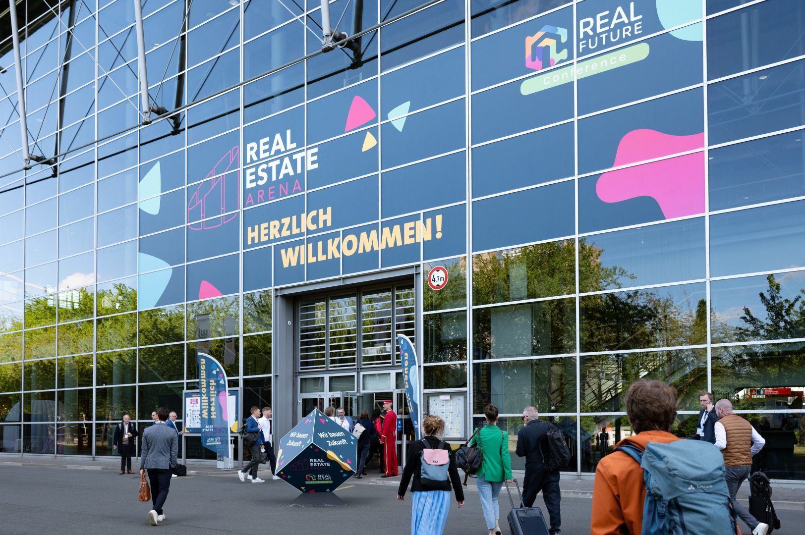 Auf der Real Estate Arena vernetzt sich die deutsche Bau- und Immobilienbranche