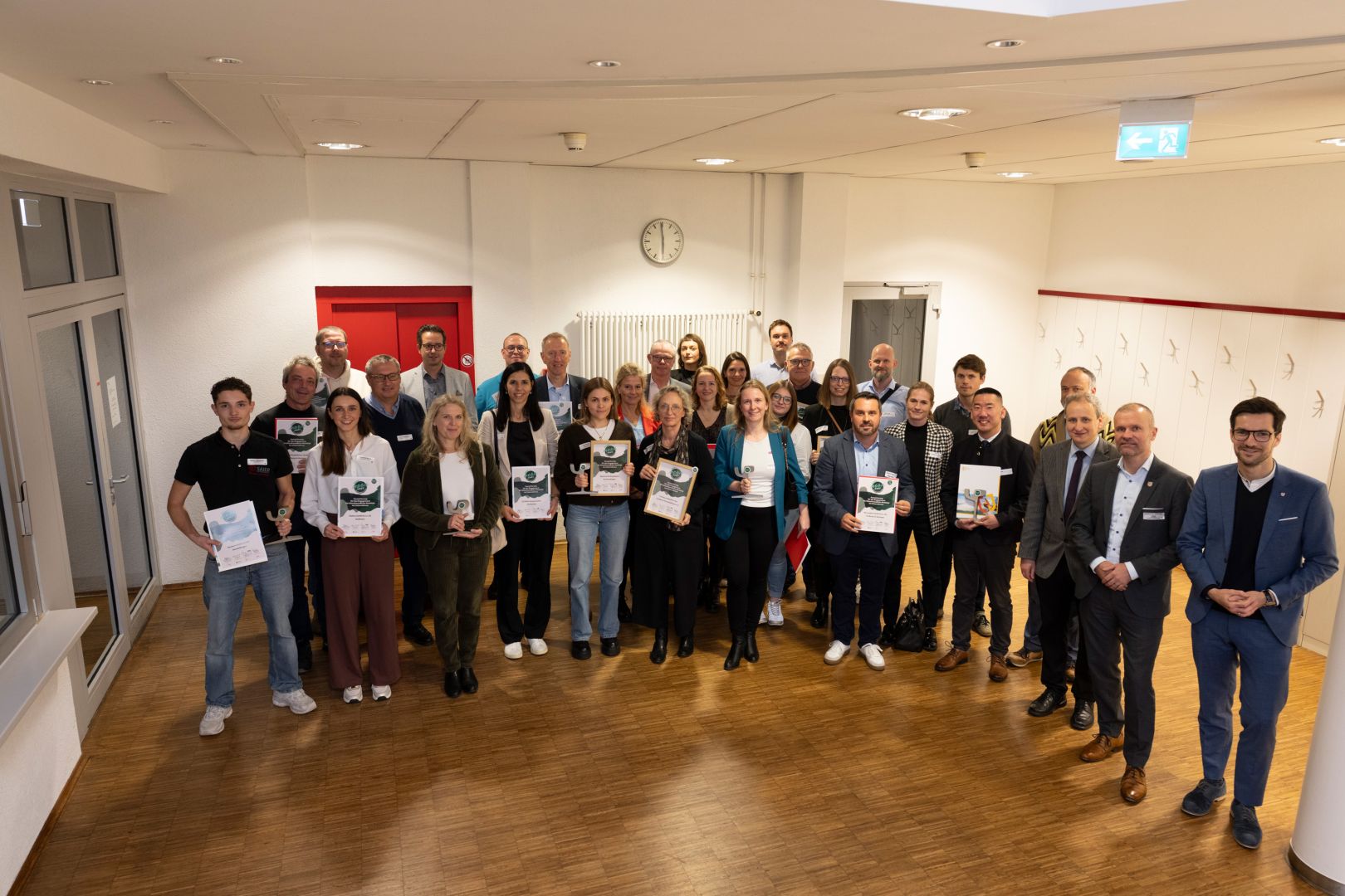 Auszeichnung für nachhaltige betriebliche Mobilität an 22 Unternehmen vergeben