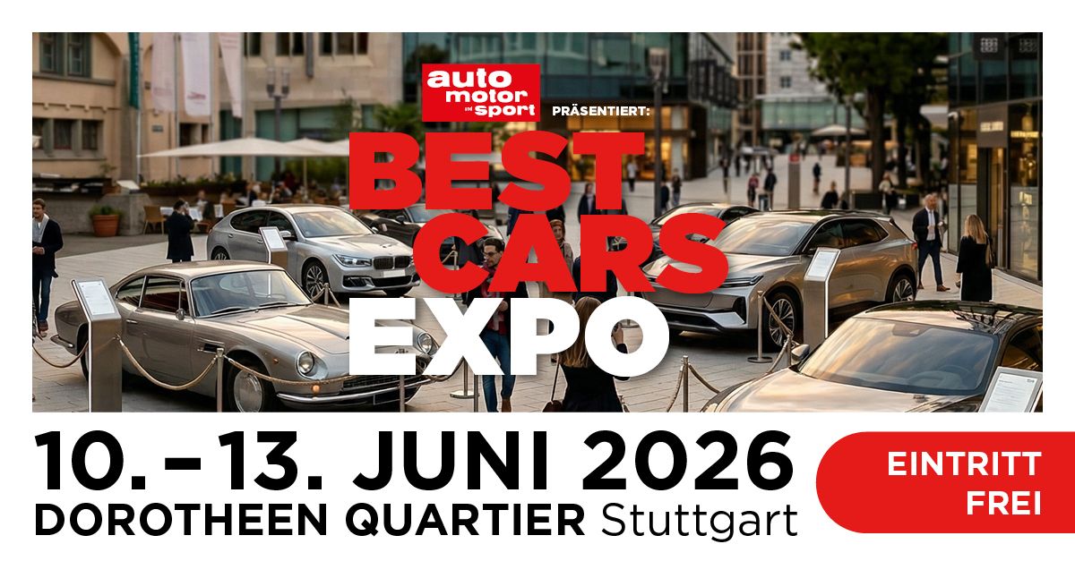 auto motor und sport feiert 80. Geburtstag und lädt zur BEST CARS EXPO ins Dorotheen Quartier