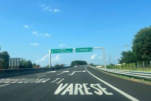 Autobahn zwischen Mailand und Varese