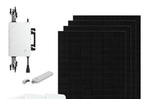Balkonkraftwerk für 1.299€: 4 bifaziale JA Modulen + 4,48kWh Marstek Speicher + 2kWp Wechselrichter