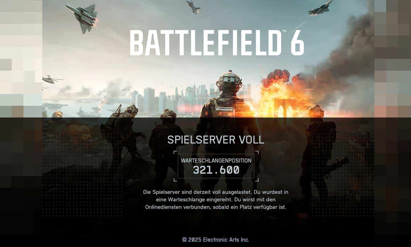 Battlefield 6 Launch: Ich war einer von über 300.000 Spielern in der Warteschlange