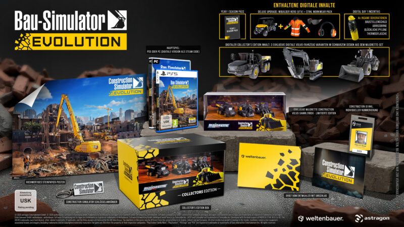 Bau-Simulator: Evolution – die Collectors Edition bringt euch spannende Goodies