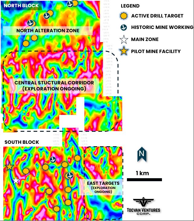 Bei Drohnenvermessung von Tocvan erhobene Magnetfelddaten stärken Gold-Silber-Ziele auf Gran Pilar und identifizieren breite Zonen mit Expansionspotenzial
