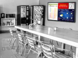 Bildschirme als digitales Schwarzes Brett für Unternehmen, Behörden und Schulen