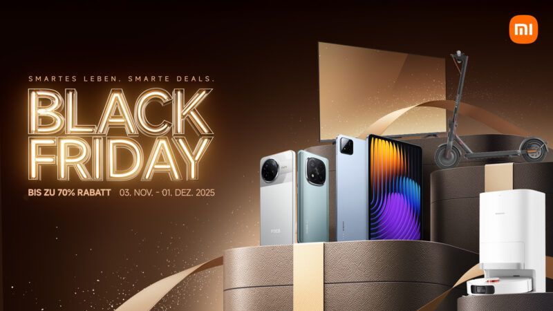 Black Friday 2.0 bei Xiaomi: Exklusive AIoT-Deals & Store-Specials
