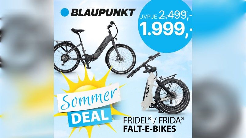 Blaupunkt Falt-E-Bike-Modelle – Zwei Modelle, ein Versprechen: Sichere Mobilität ohne Kompromisse