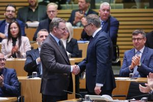 Bodo Ramelow und Mario Voigt (Archiv)