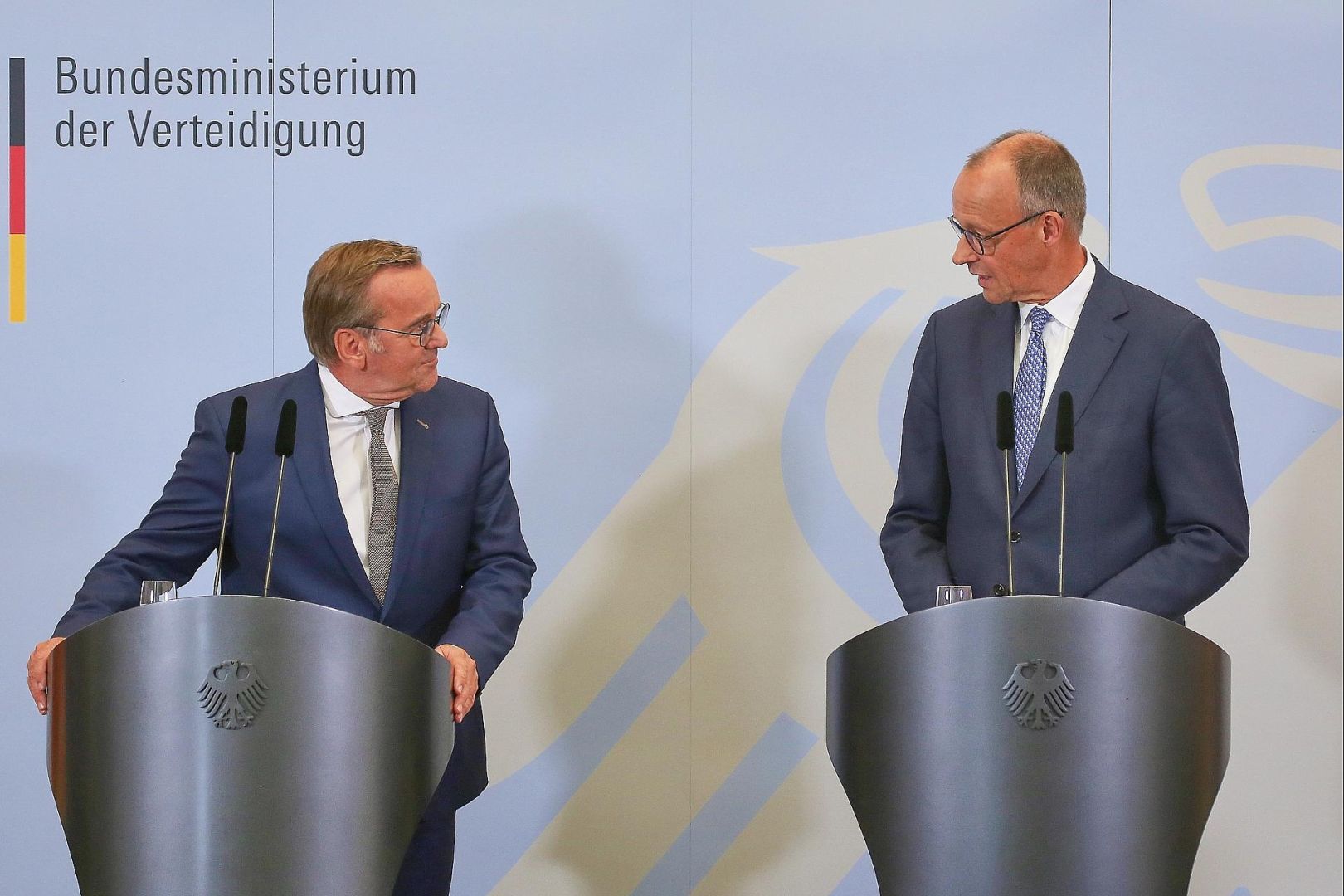 Boris Pistorius und Friedrich Merz (Archiv)