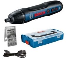 Bosch GO Akku-Schrauber mit 3,6V & Bit-Set in L-BOXX Mini für 51,88€