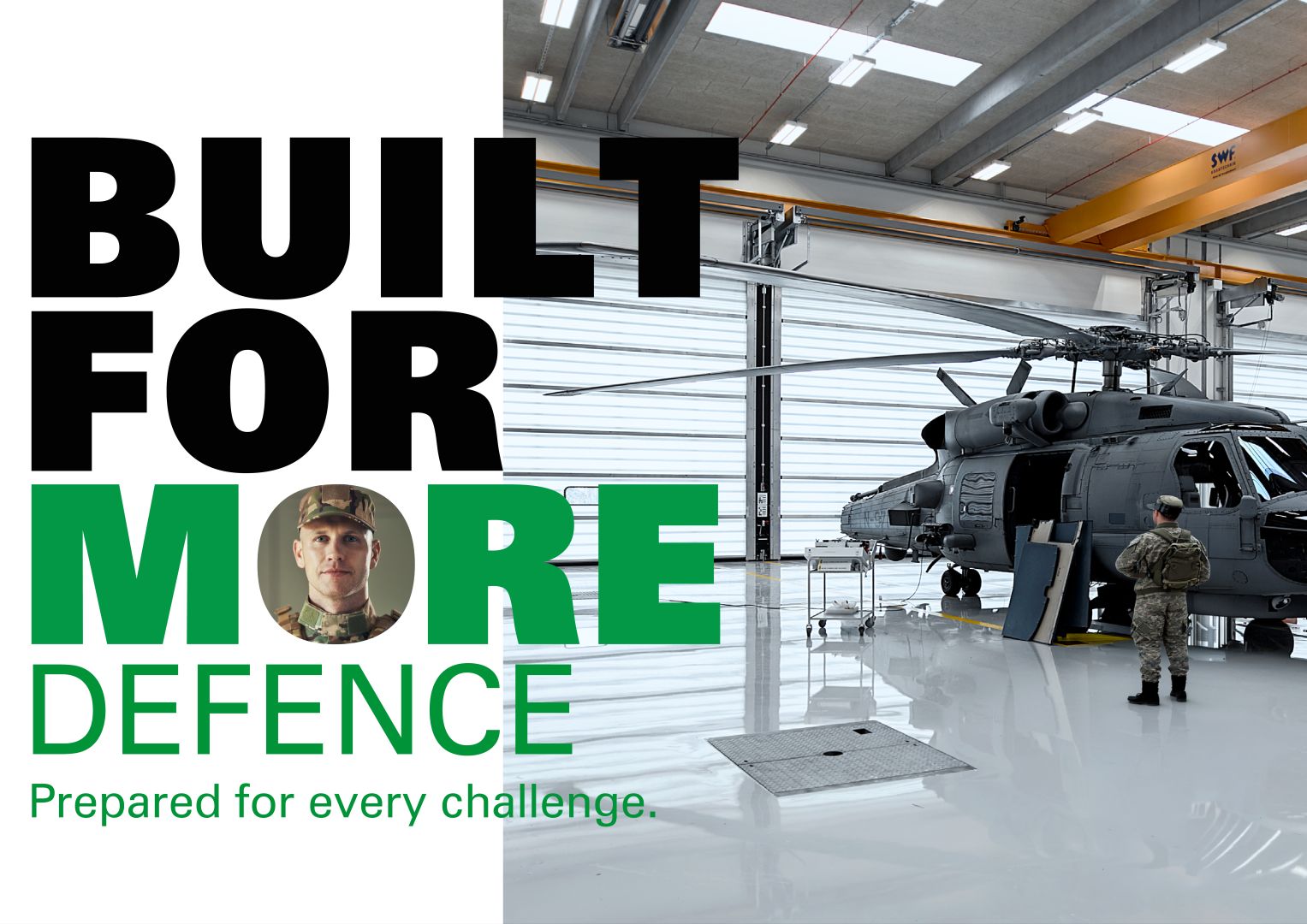 BUILT FOR MORE DEFENCE – Schutz auf höchstem Niveau: Einbruchsichere Tore für kritische Bereiche