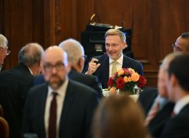 Bundesfinanzminister Lindner in den USA