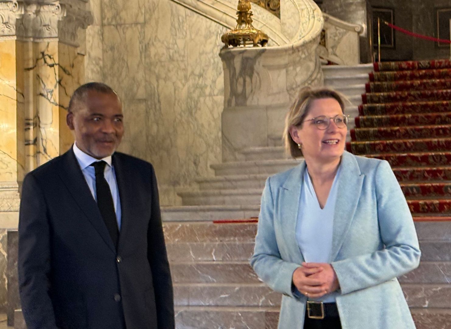 Bundesjustizministerin Hubig in Den Haag