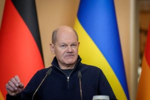 Bundeskanzler Olaf Scholz in der Ukraine