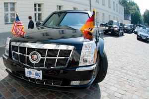 Cadillac des US-Präsidenten in Berlin