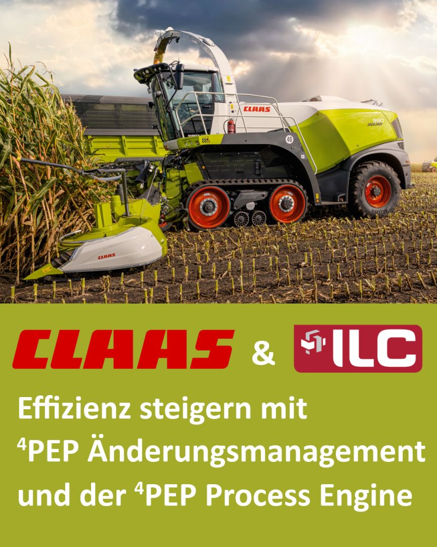 Case Study: CLAAS vertraut auf ⁴PEP von ILC