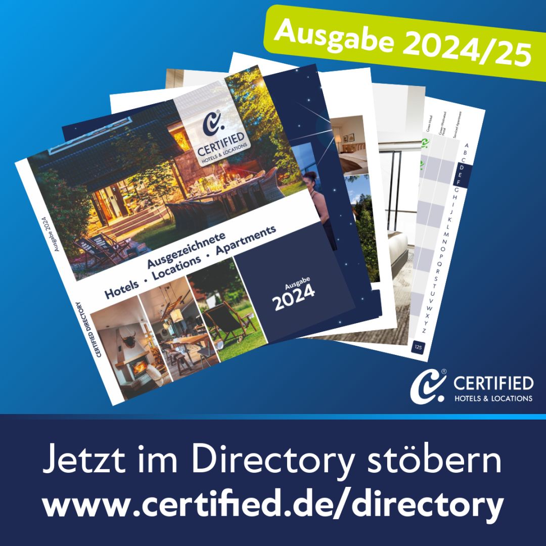 Certified Directory 2024/25: Jetzt als digitale Blättervariante verfügbar