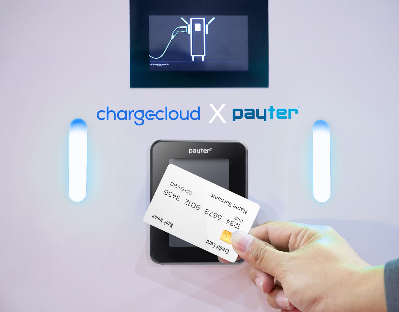 chargecloud und Payter kooperieren für AFIR-konforme Kreditkartenzahlung an Ladesäulen