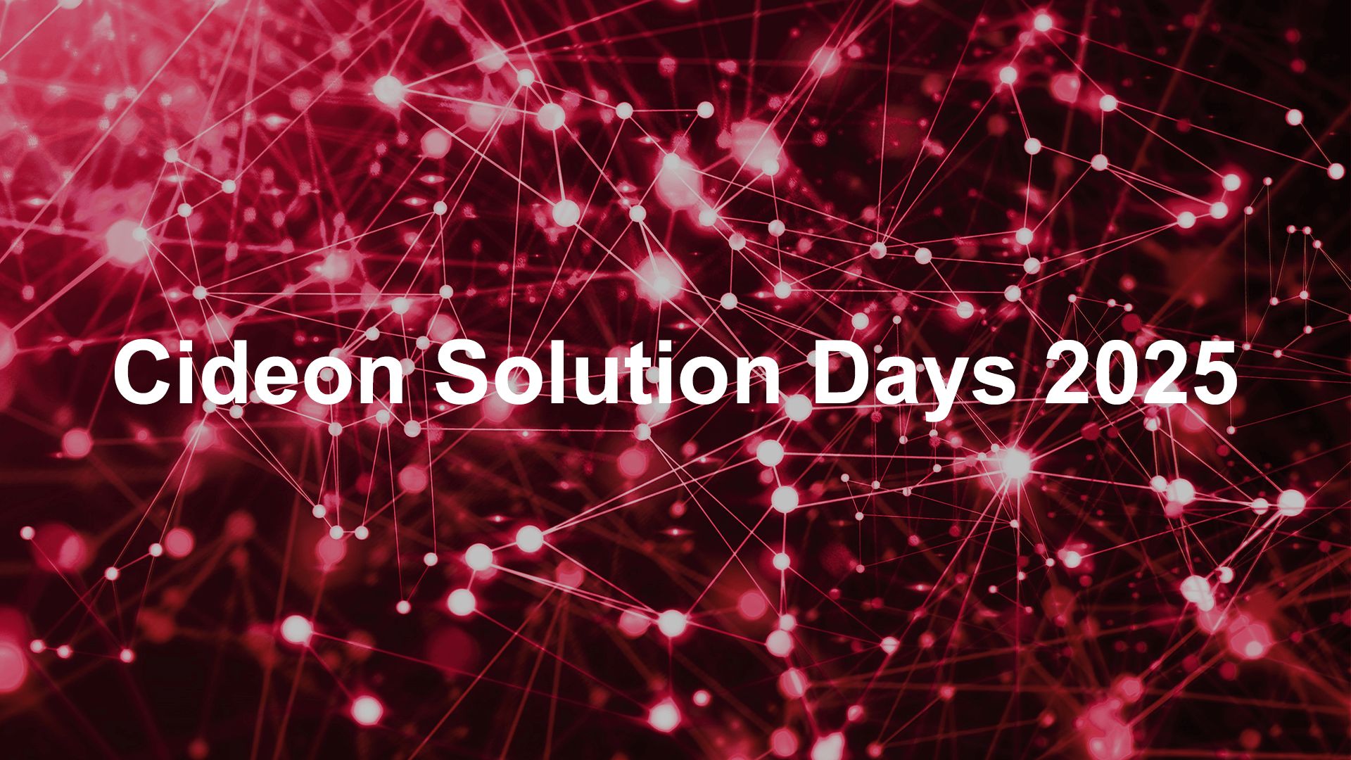 Cideon Solution Days: Zukunftsschmiede für digitales Engineering