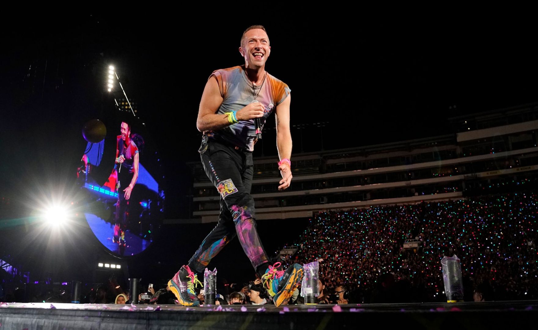 Coldplay Auftritt in Pasadena