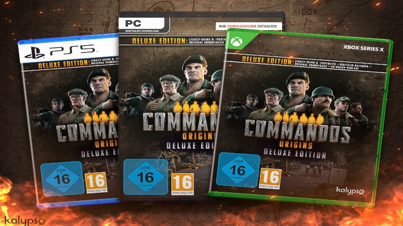 Commandos: Origins – Deluxe Edition erobert den Handel