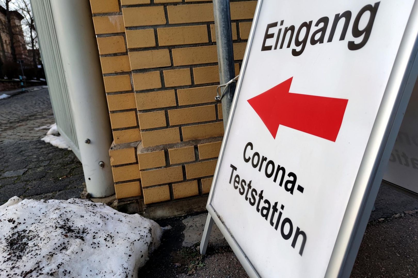 Corona-Teststation (Archiv)