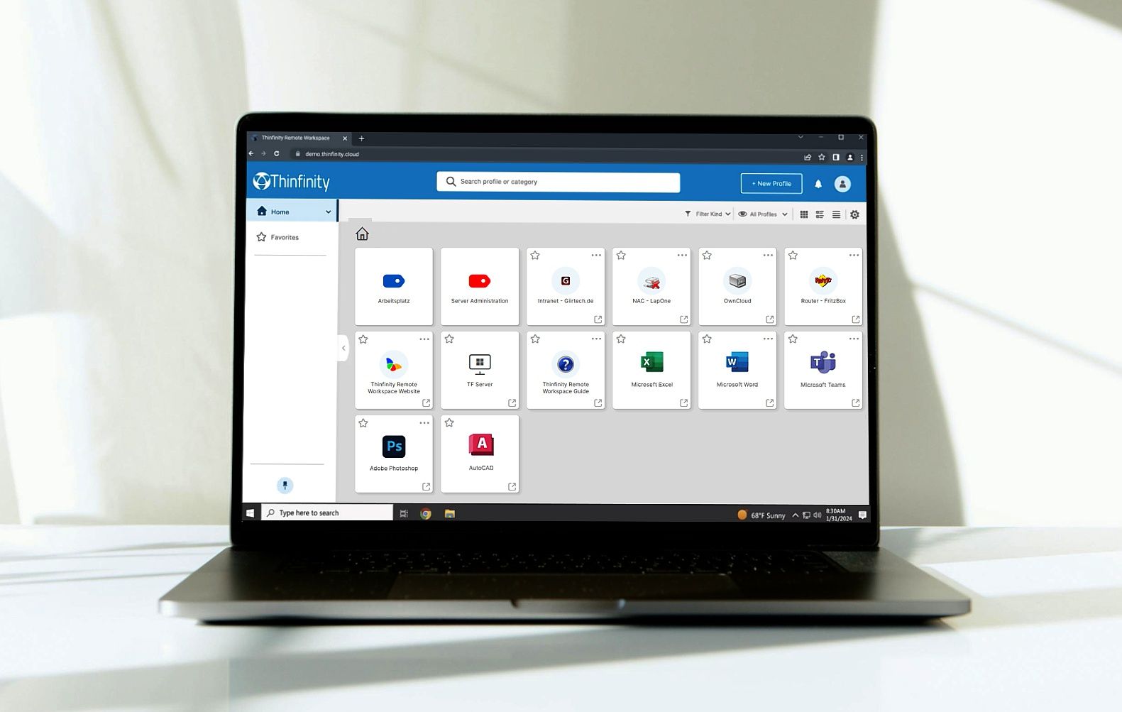 Cybele veröffentlicht Thinfinity Workspace 8