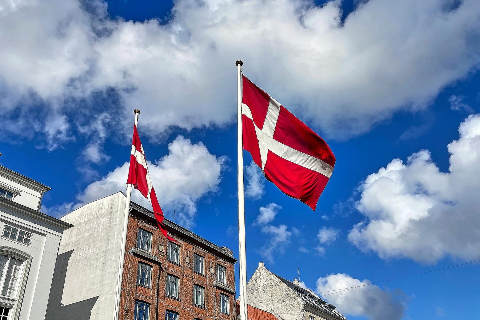 Dänemark Fahnen (Archiv)