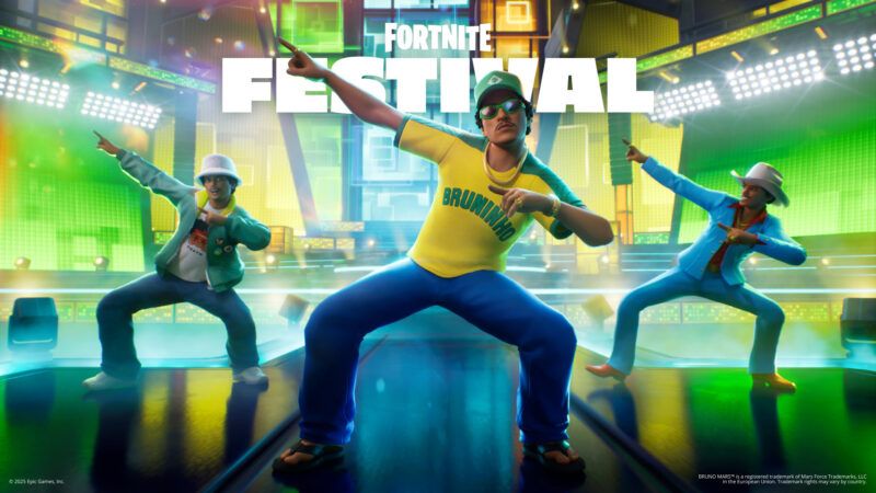 Das neue Fortnite Festival Icon ist – Bruno Mars!