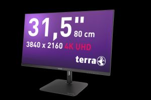 Das neue TERRA LCD/LED 3295W PV Display mit 4K UHD und Docking-Funktionen