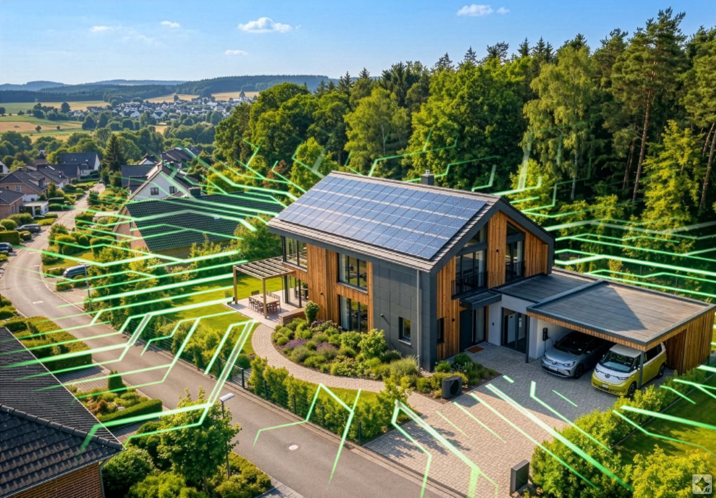 Das Verteilnetz ist mit aktuellem PV-Ausbau nicht überlastet