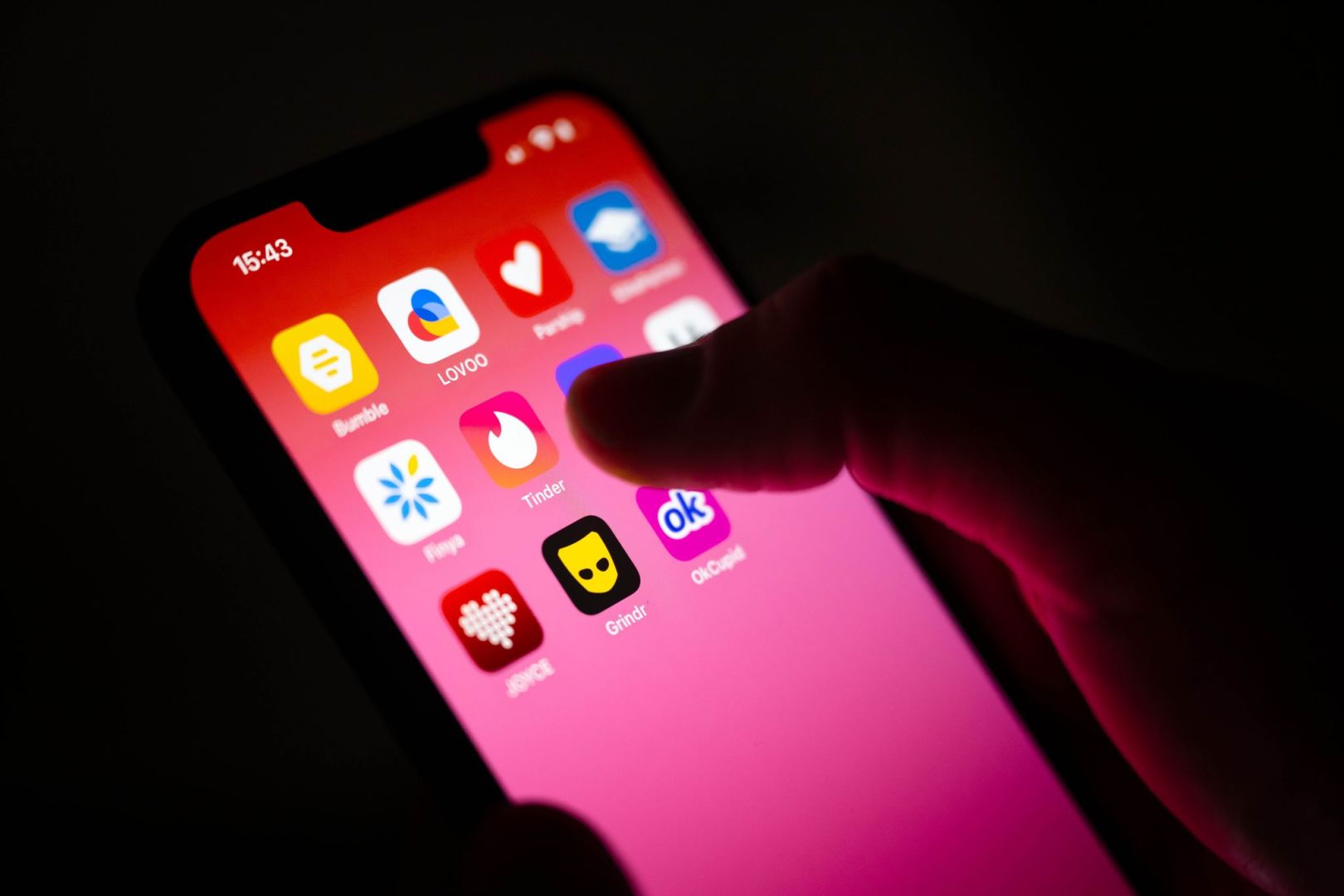 Dating-Apps auf einem Smartphone