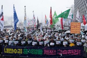 Demonstranten fordern Festnahme 