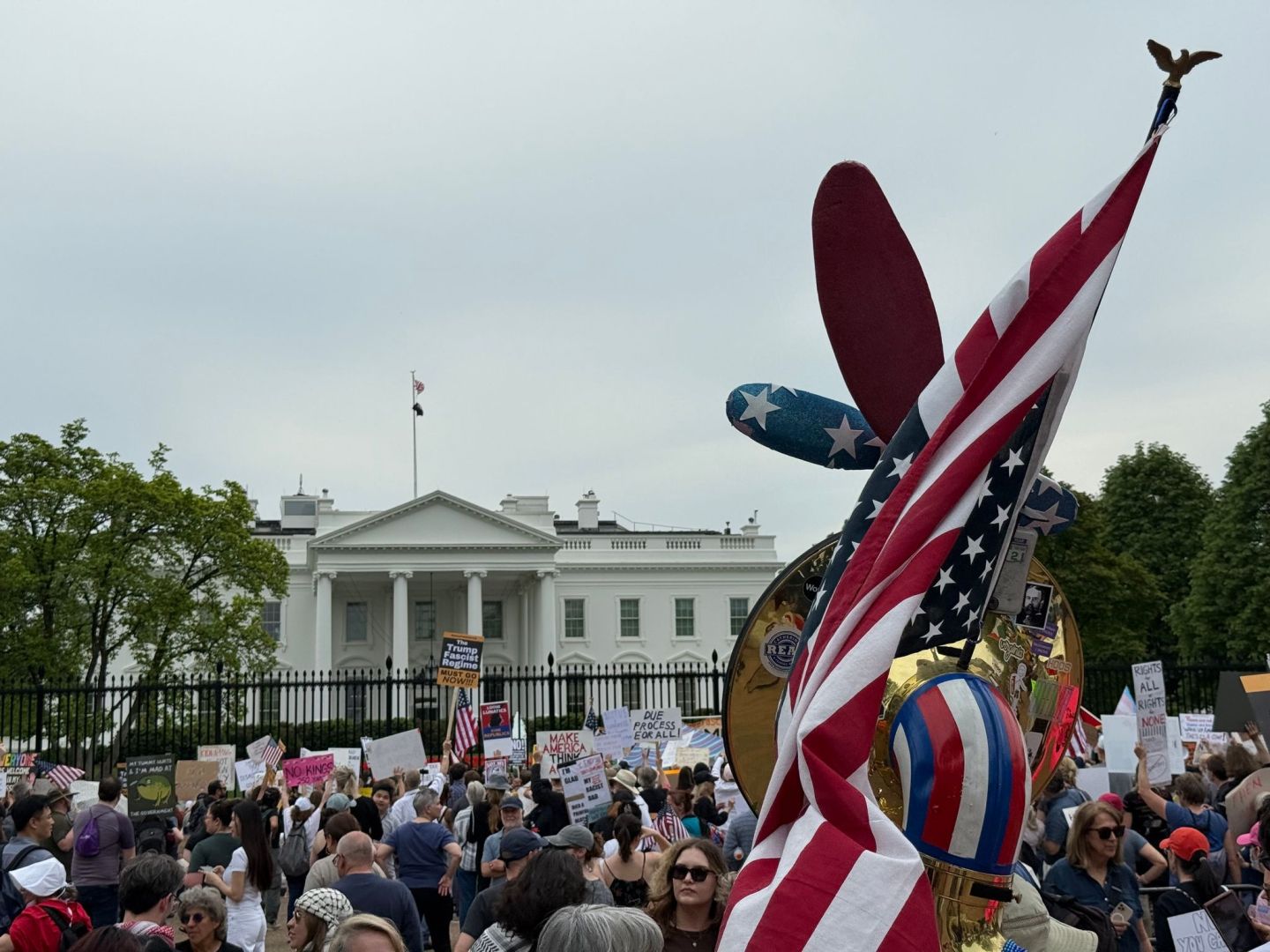 Demonstration vor dem Weißen Haus