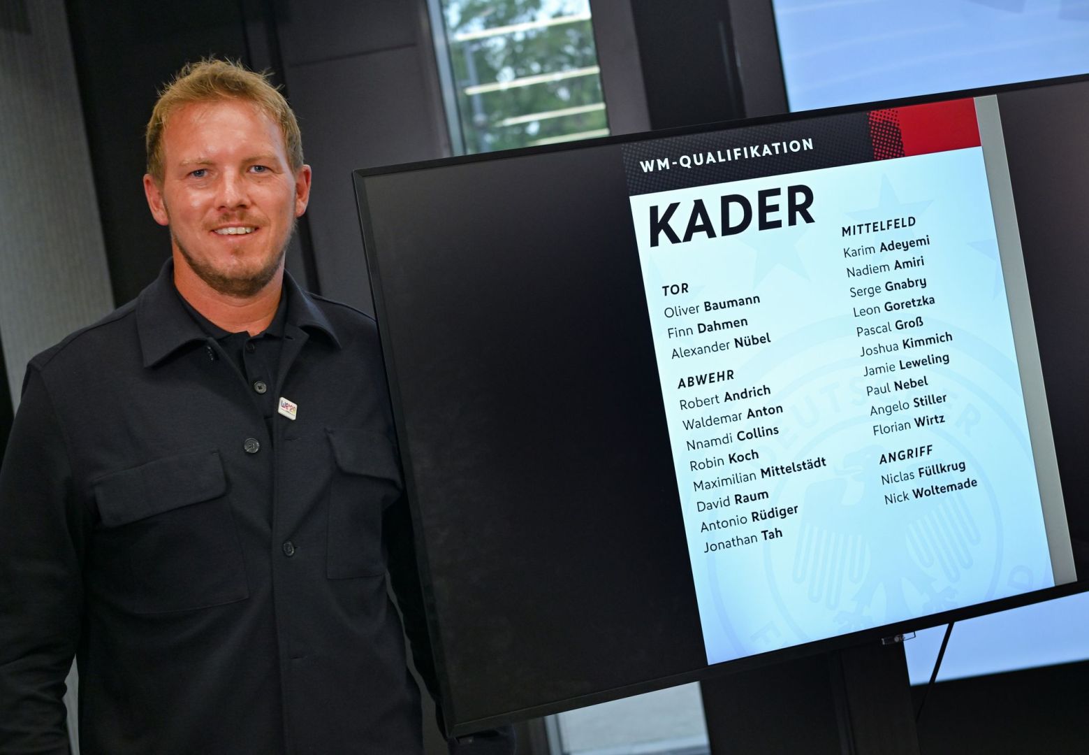 DFB-Pressekonferenz mit Julian Nagelsmann